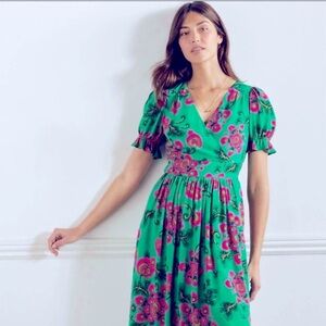 NEW Boden Tessa Maxi Dress, Ming Green, Size 4